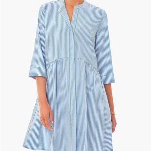 Tuckernuck Blue Stripe Royal Shirt Dress